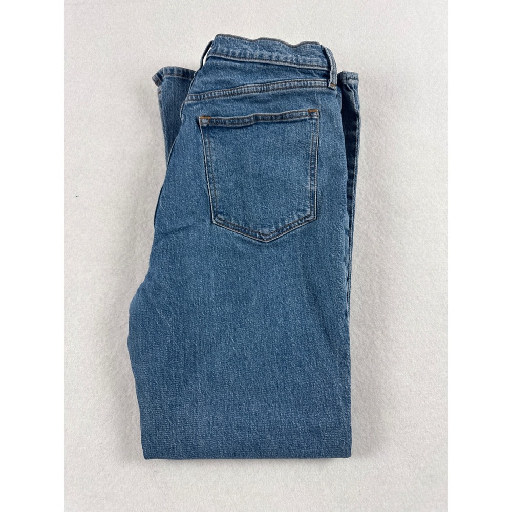 Abercrombie & Fitch The Vintage Flare High Rise Blue Jeans Side Slit Size 31/12